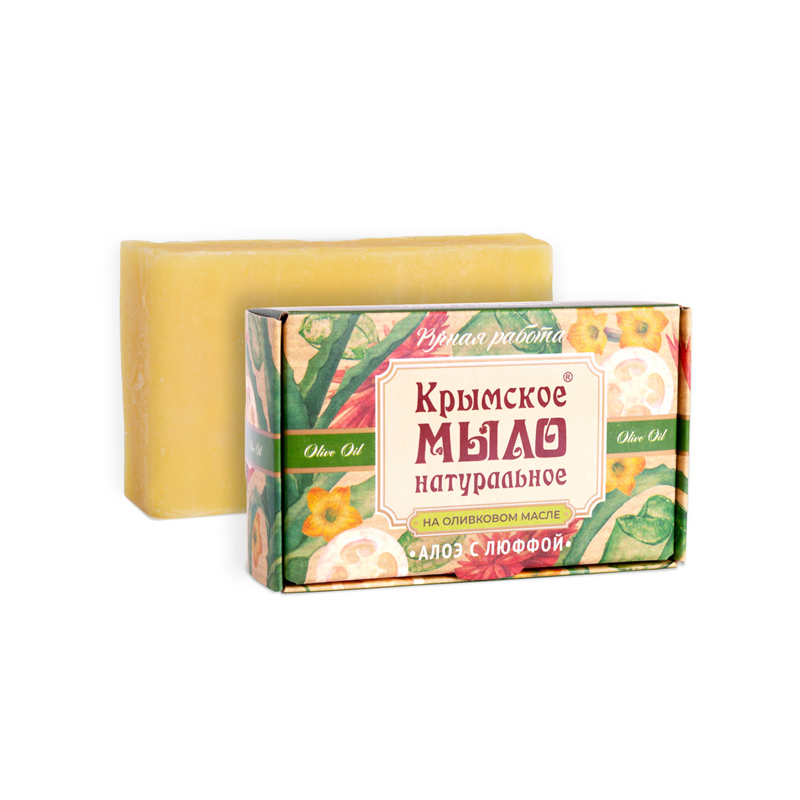 Мыло алоэ с люффой 100 г