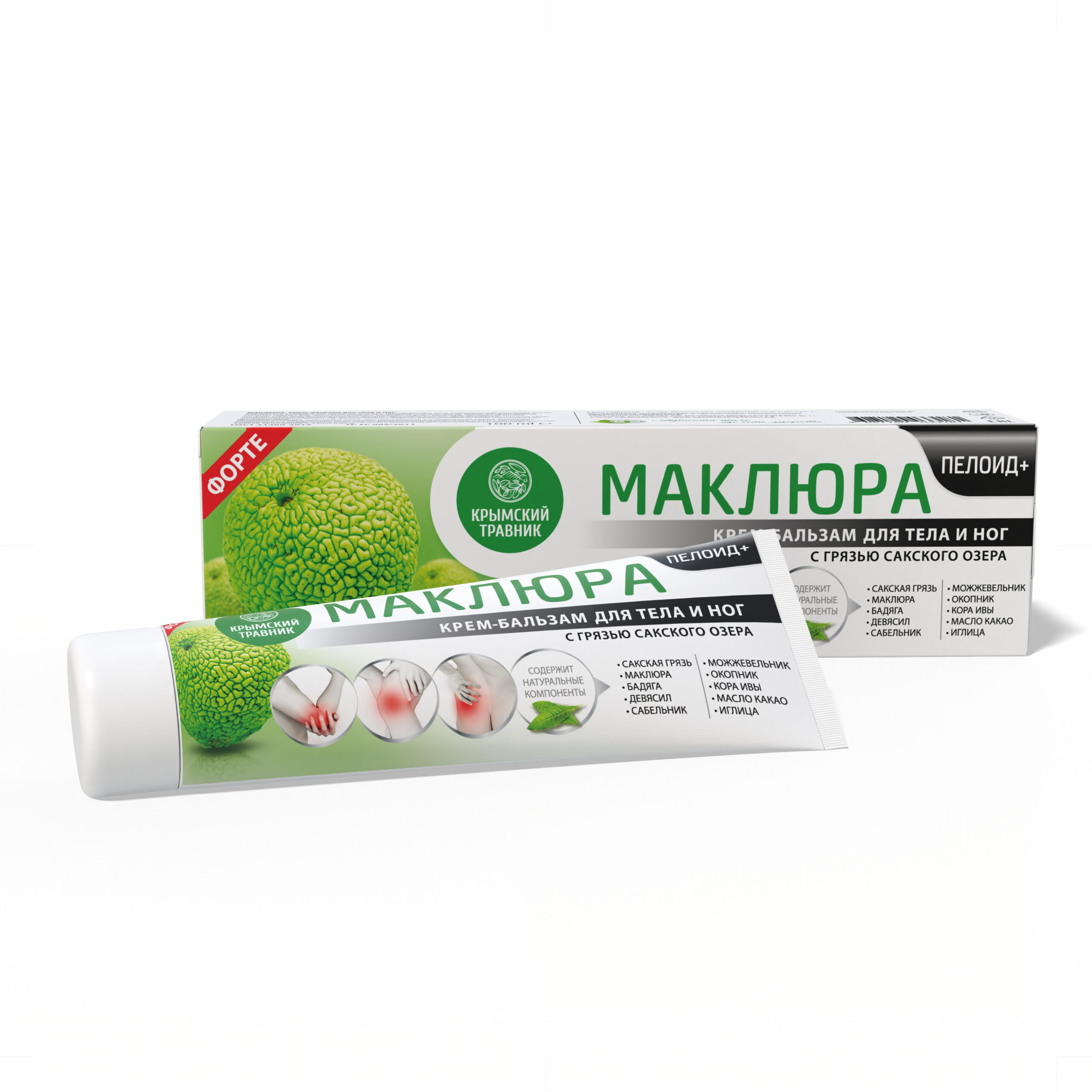 Крем для тела и ног Пелоид+ Маклюра 100 г