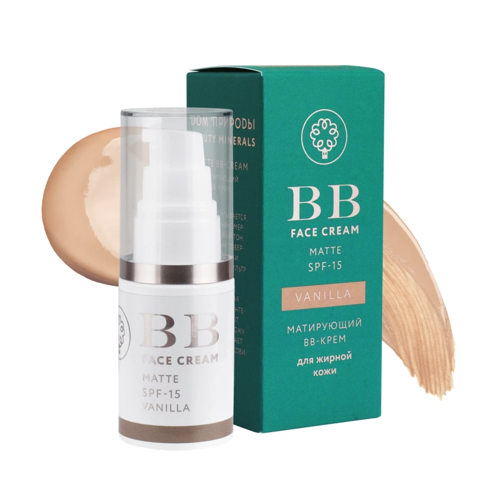 BB-крем для лица Vanilla Матирующий SPF-15 для жирной кожи 25 г