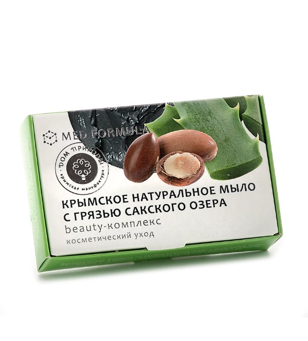Крымское натуральное мыло на основе грязи Сакского озера BEAUTY-КОМПЛЕКС МН 100г