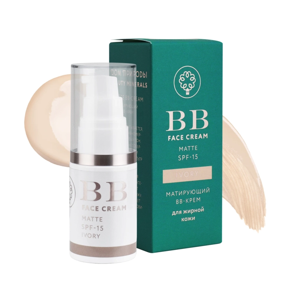 BB-крем для лица Ivory Матирующий SPF-15 для жирной кожи 25 г