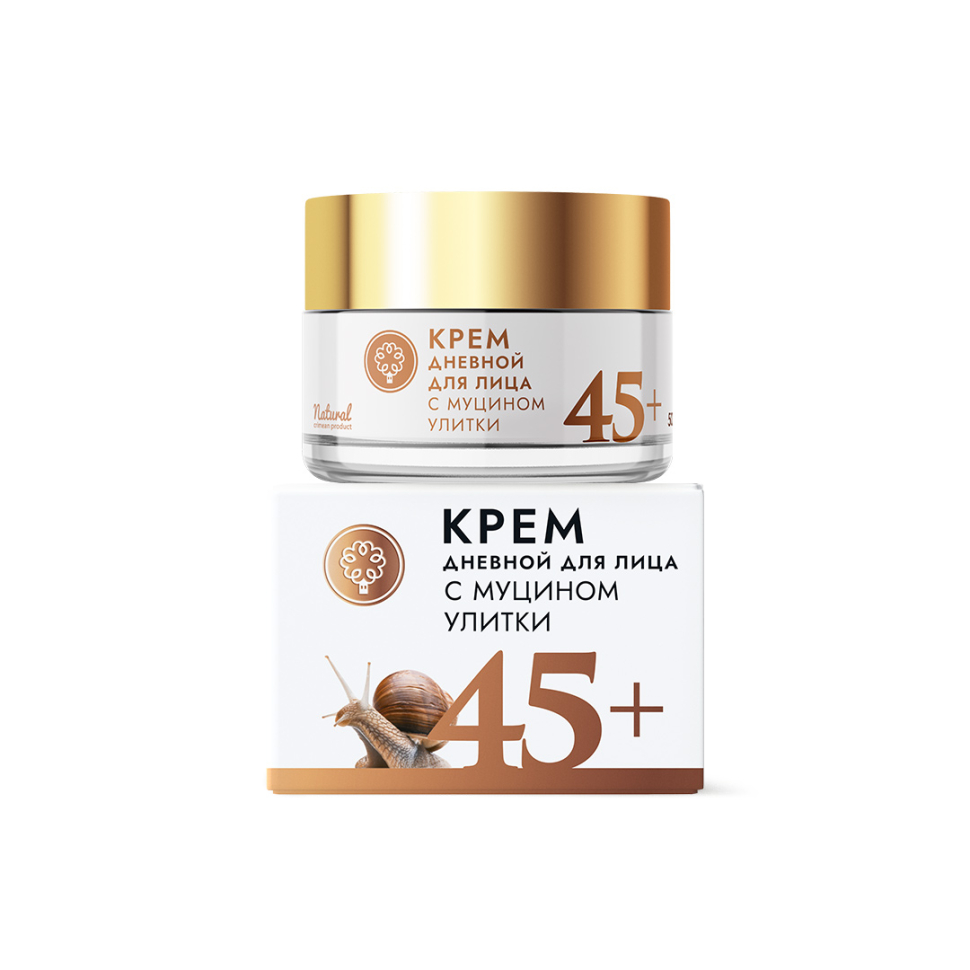 Крем для лица с муцином улитки дневной 45+ МУ 50г