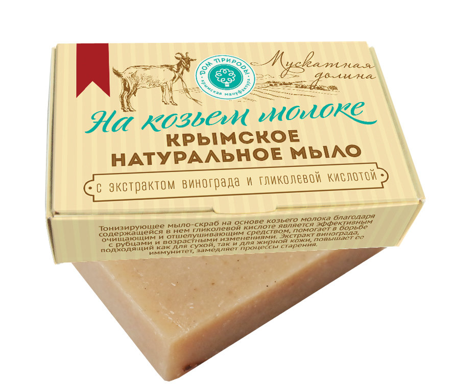 Мыло мускатная долина на козьем молоке 100 г