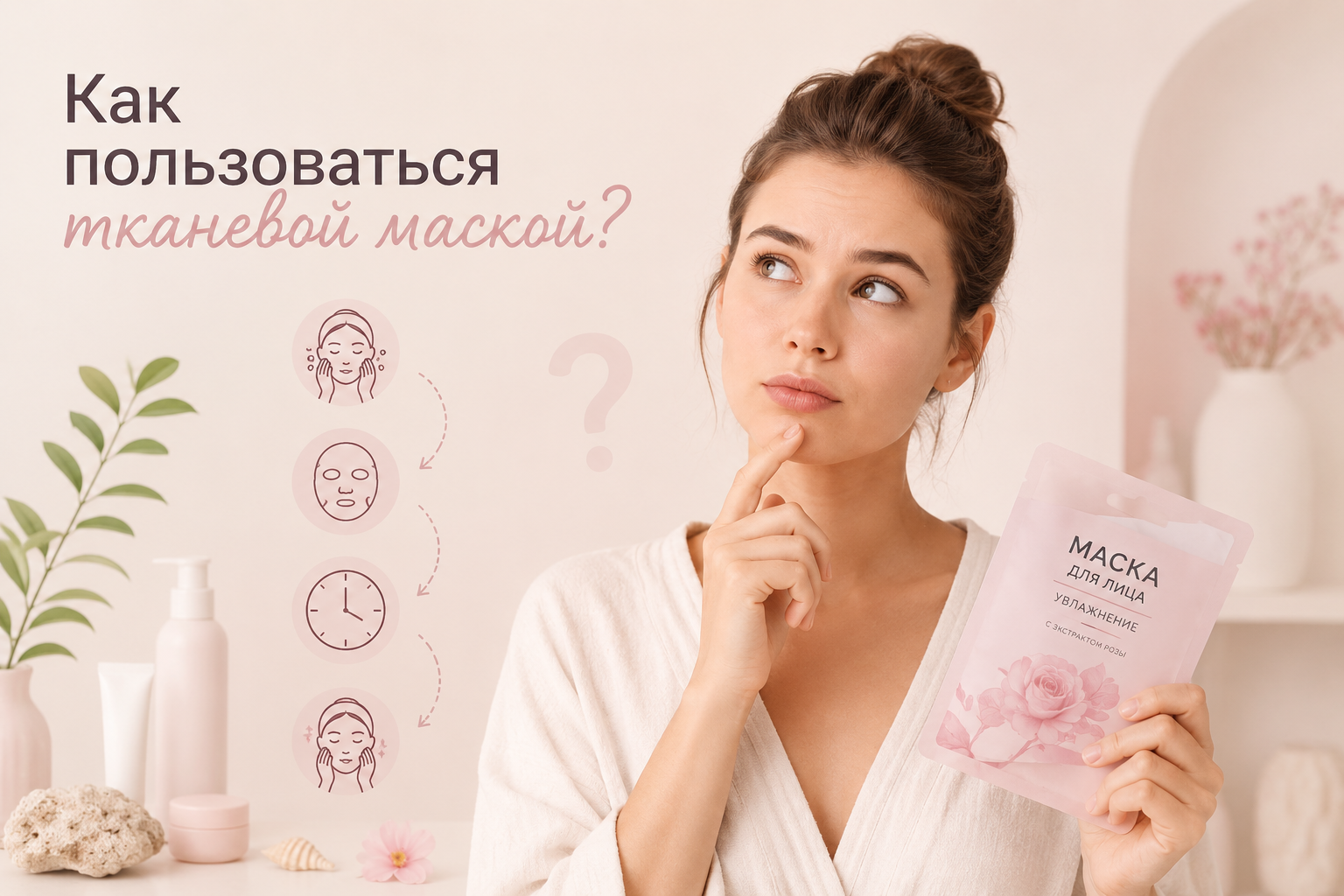 Как пользоваться тканевой маской для лица