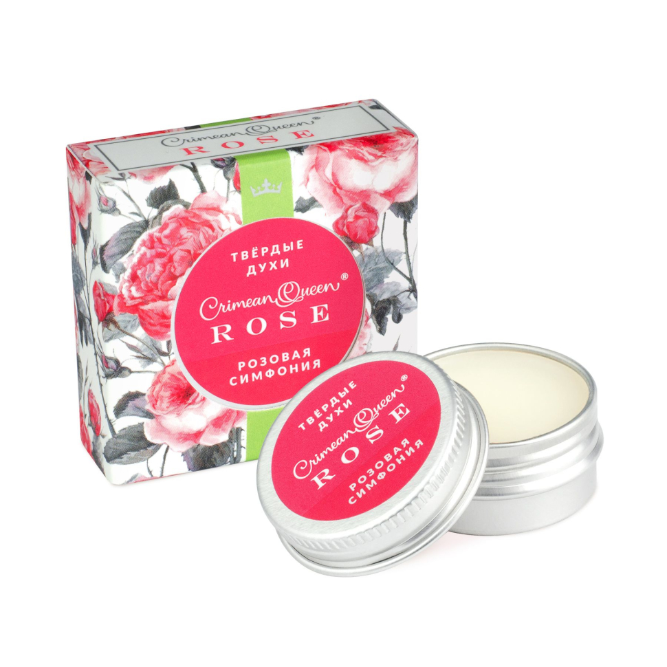 Твёрдые духи розовая симфония Crimean Queen Rose 10 г