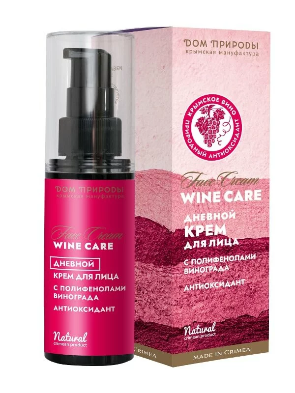 Крем для лица антиоксидант дневной Wine Care 30 г
