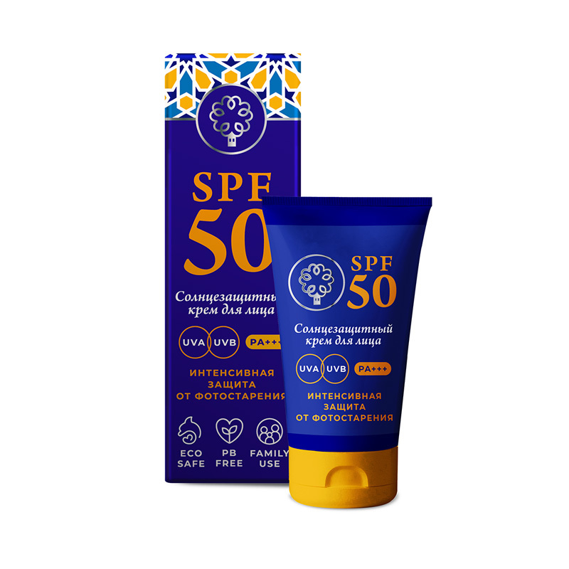 Крем для лица SPF 50 Интенсивная защита ЛУ 50г