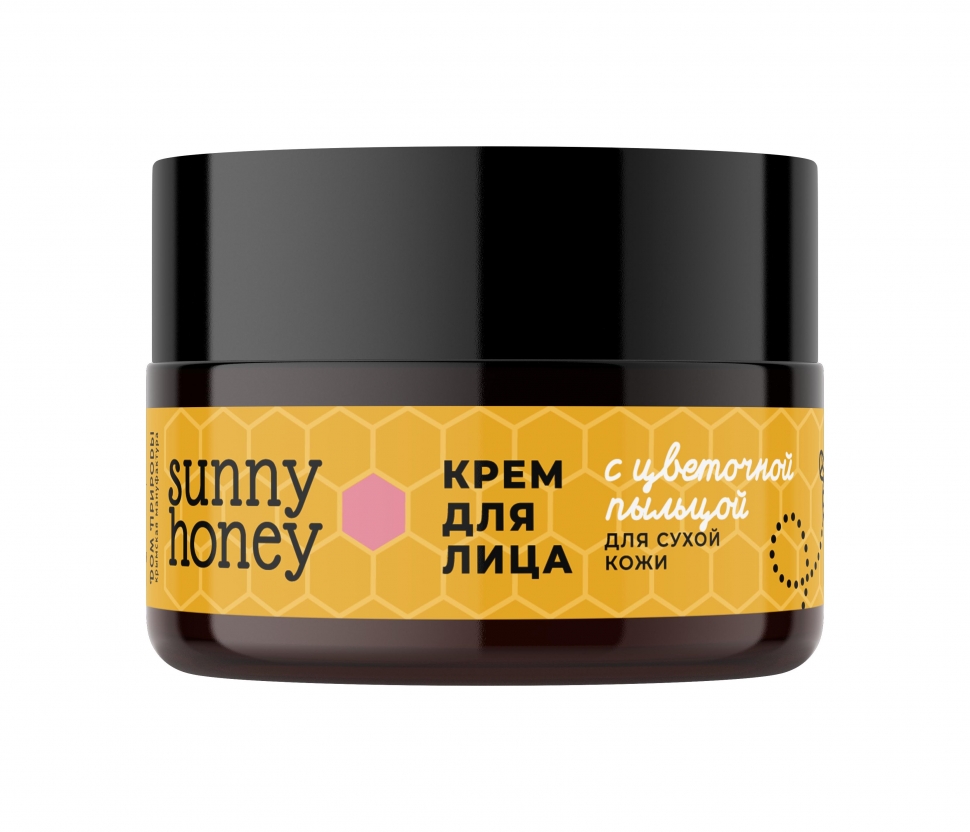 Крем для лица с цветочной пыльцой для сухой кожи Sunny Honey 50 г