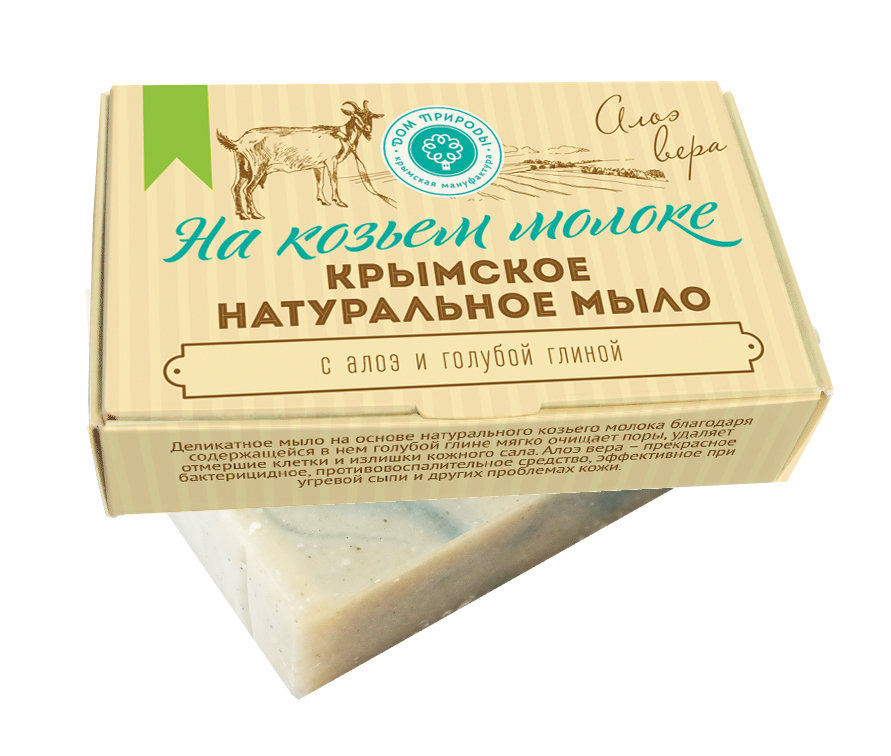 Мыло алоэ вера на козьем молоке 100 г