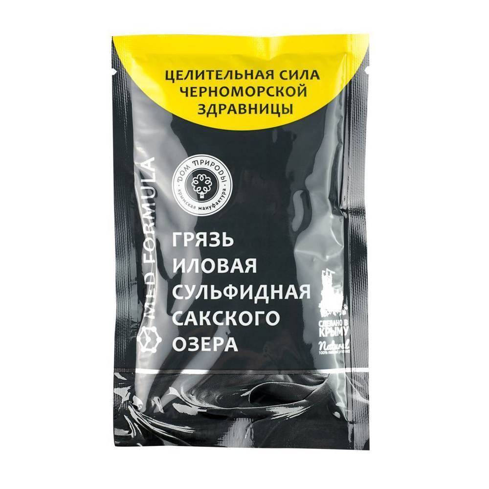 Грязь иловая сульфидная Сакского озера САШЕ-пакет - 150 г
