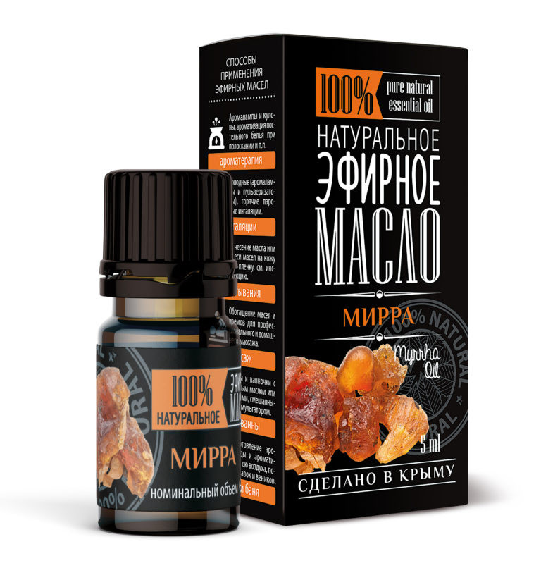 Эфирное натуральное масло Мирра 5 мл