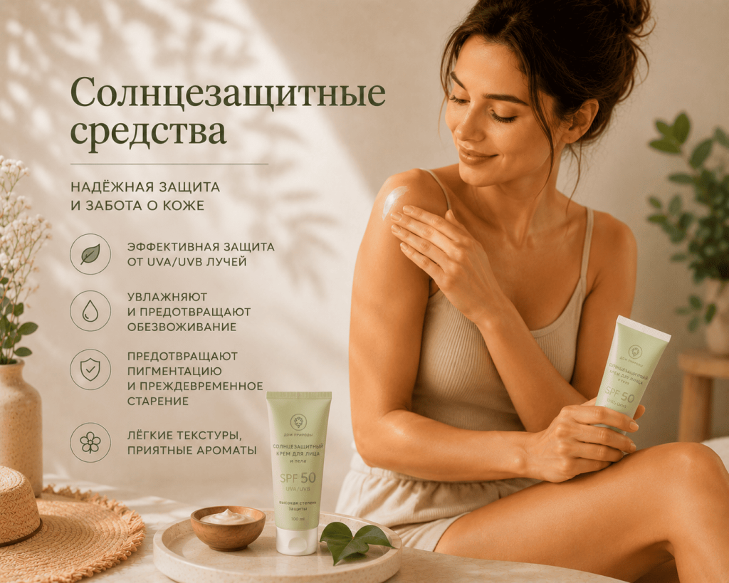 Солнцезащитные средства купить