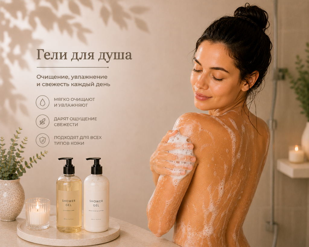 Гели для душа купить