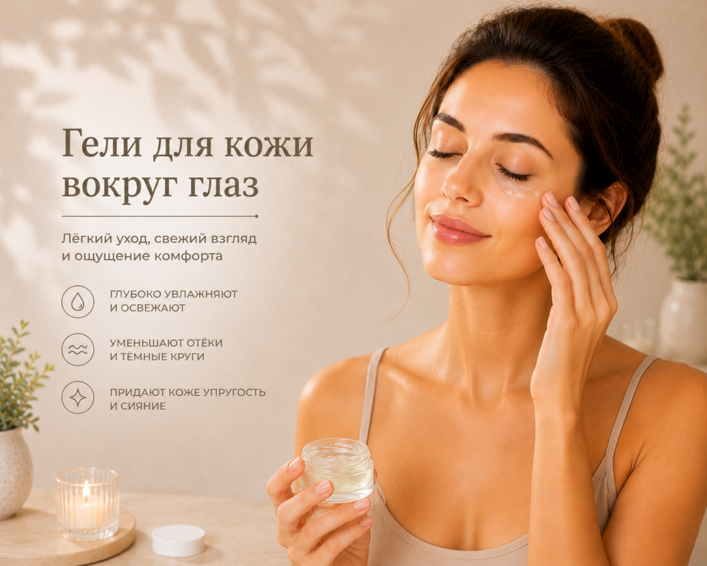 Гели для кожи вокруг глаз купить