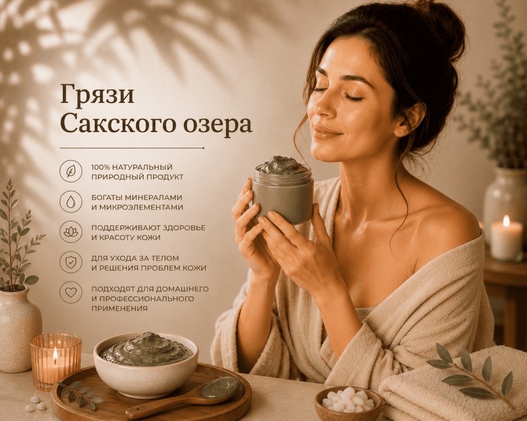 Грязи Сакского озера купить