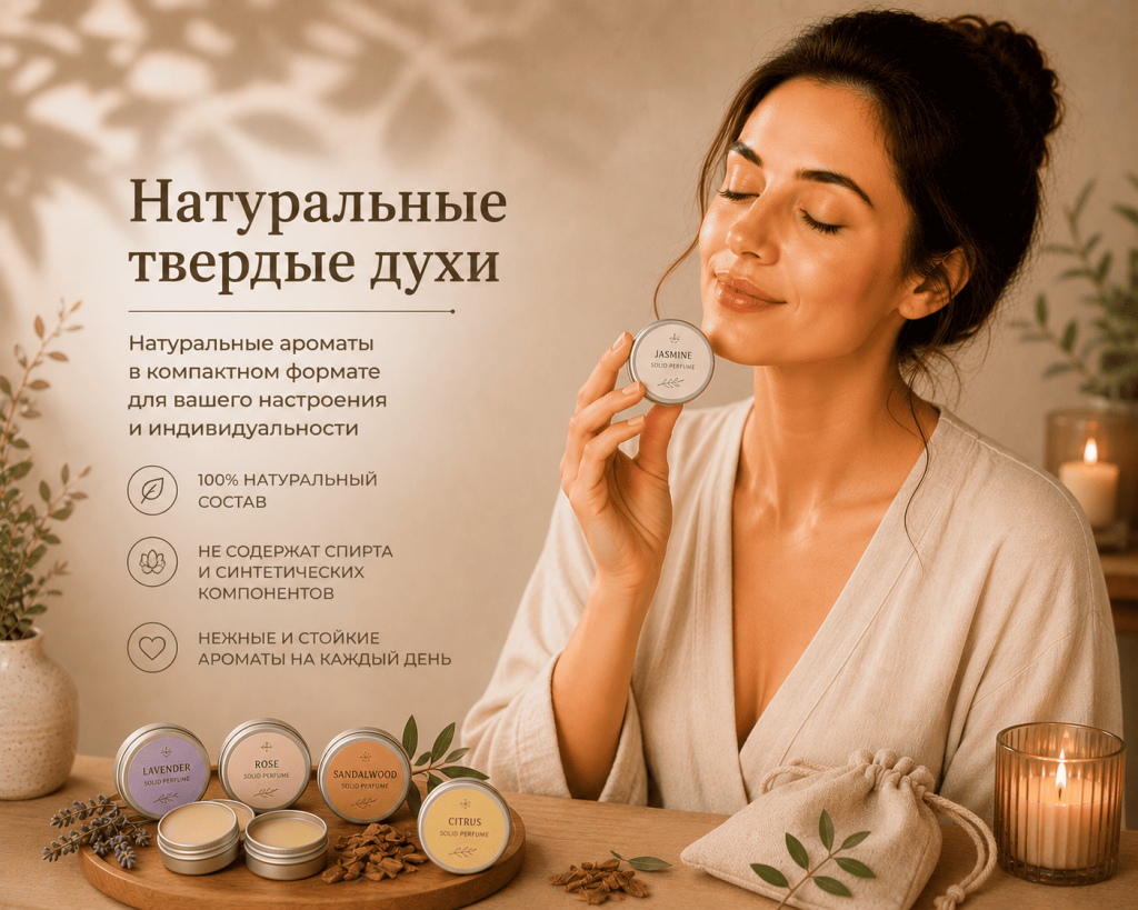 Натуральные твердые духи купить