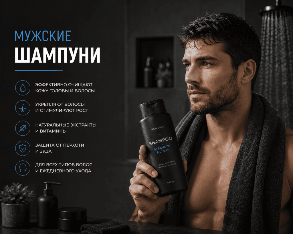 Мужские шампуни купить