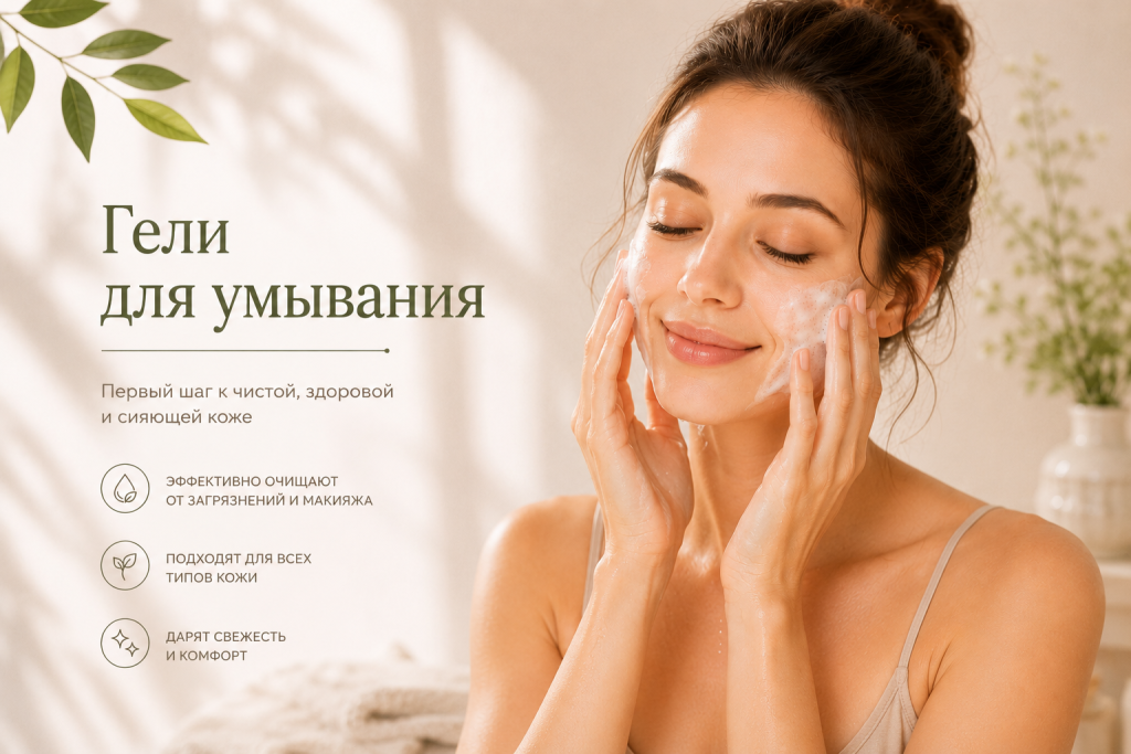 Гели для умывания