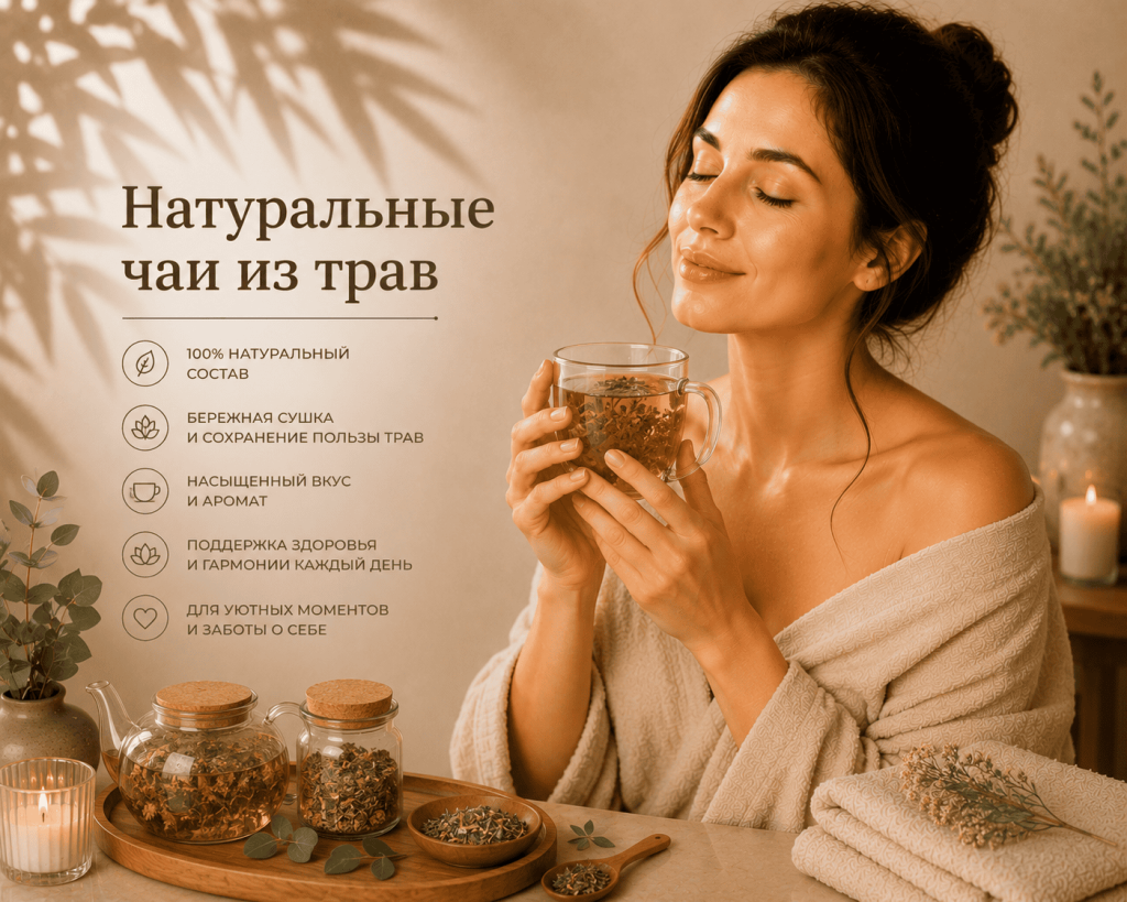 натуральные чаи из трав