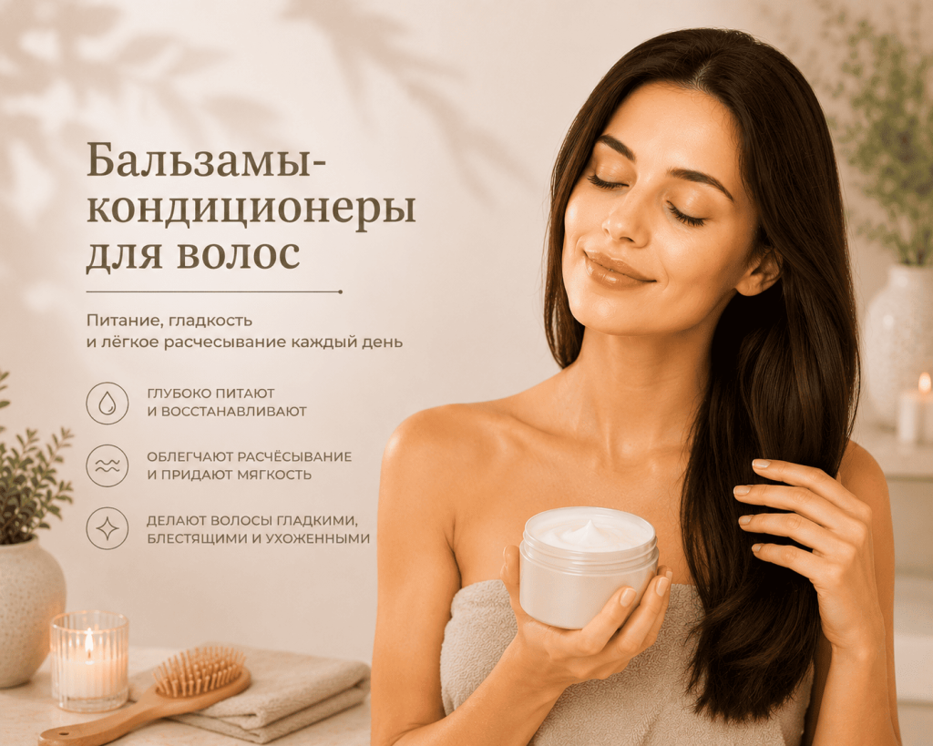  Бальзамы-кондиционеры для волос купить