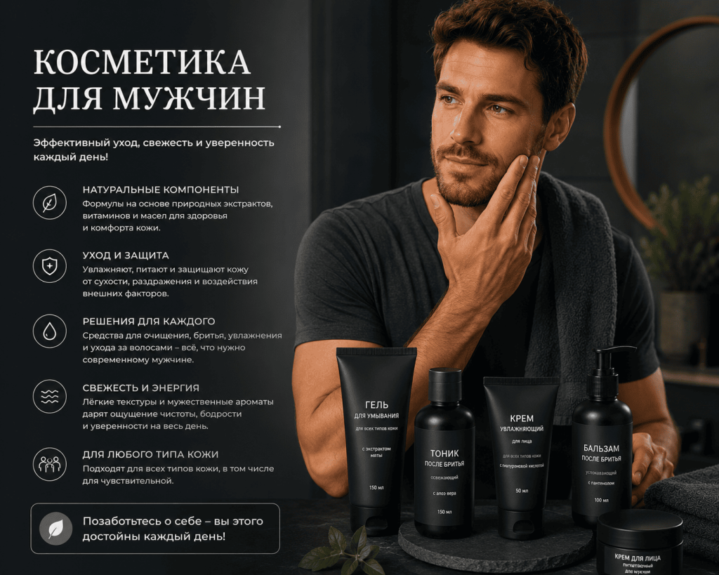 Косметика для мужчин купить