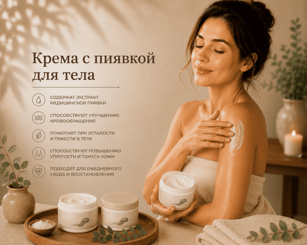 Крема с пиявкой для тела купить