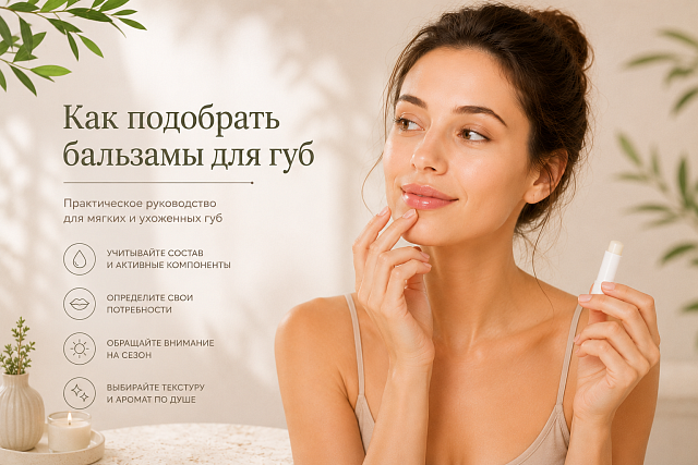 Бальзамы для губ: как выбрать эффективный уход для защиты и увлажнения